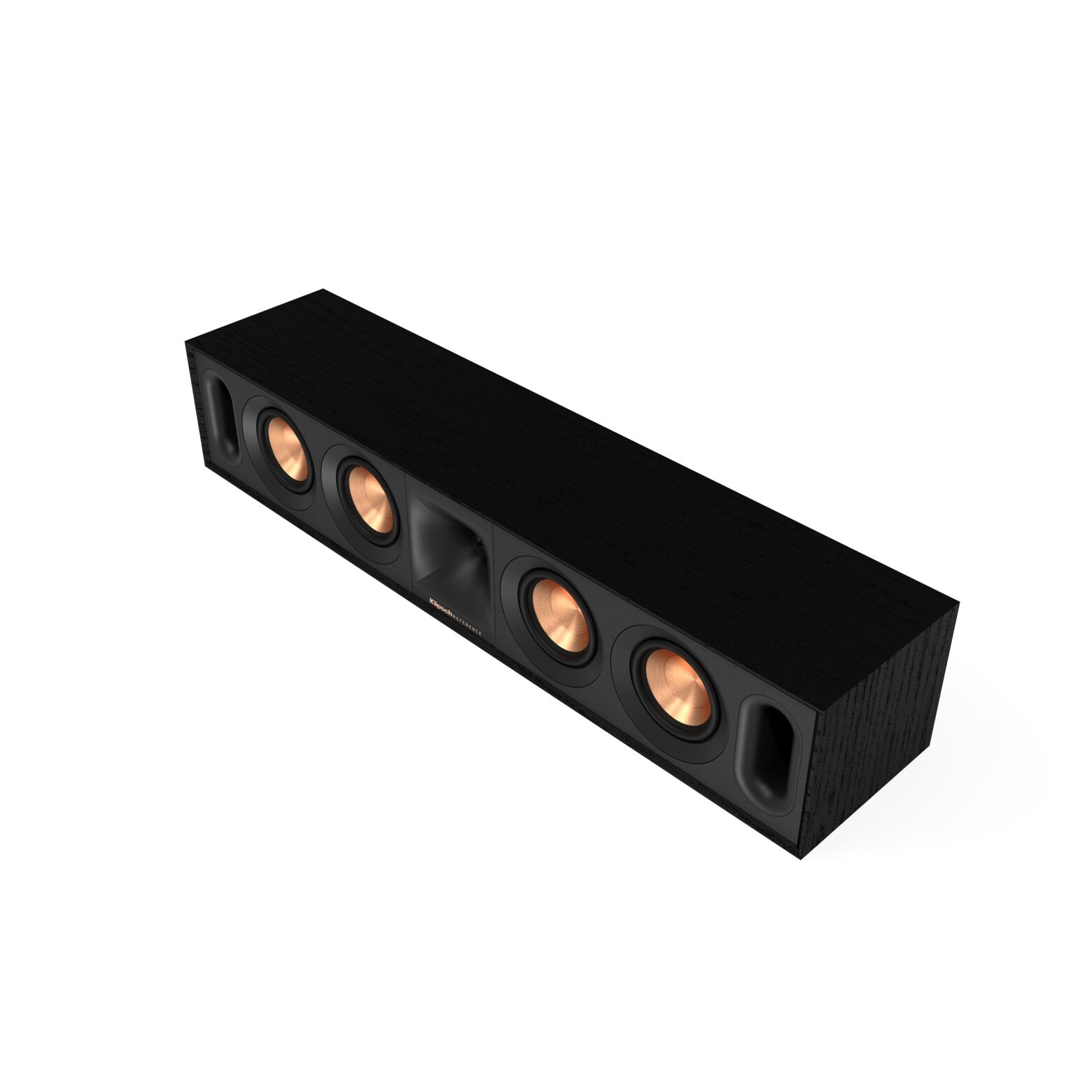 Klipsch - R-30C Reference Series Quad 3-1/2" 400-Watt Passive 2-Way Center-Channel Speaker - Black